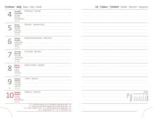 Diář kapesní týdenní Print Pop - šedá