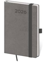 Diář kapesní týdenní Print Pop - šedá