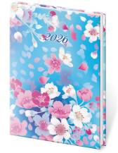 Diář kapesní týdenní Vario A7 Lyra Blossom