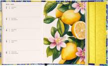 Diář týdenní magnetický 11x16cm Citrony