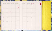 Diář týdenní magnetický 11x16cm Citrony