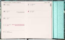 Diář týdenní magnetický 11x16cm Monstera