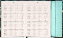 Diář týdenní magnetický 11x16cm Monstera