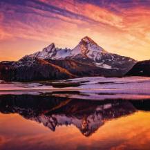 Kalendář poznámkový Alpy 30x30cm