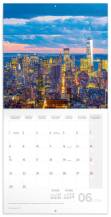 Kalendář poznámkový New York 30x30cm