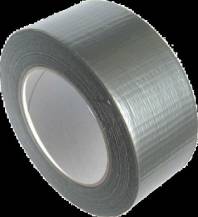 Lepicí páska textilní 48mm/12m stříbrná