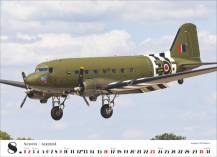 Nástěnný kalendář Airplanes 2026