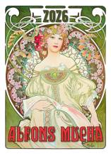 Nástěnný kalendář Alfons Mucha 24x33cm