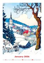 Nástěnný kalendář Art Naive