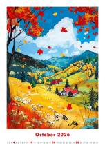 Nástěnný kalendář Art Naive