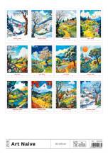 Nástěnný kalendář Art Naive