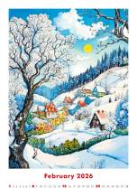 Nástěnný kalendář Art Naive