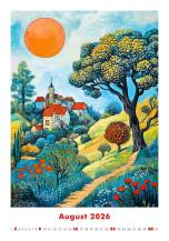 Nástěnný kalendář Art Naive