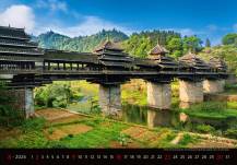 Nástěnný kalendář Bridges