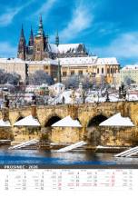 Nástěnný kalendář Česká republika/Czech Rebublic