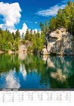 Nástěnný kalendář Česká republika/Czech Rebublic