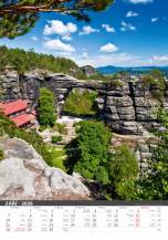 Nástěnný kalendář Česká republika/Czech Rebublic