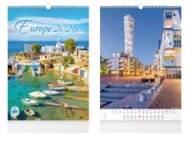 Nástěnný kalendář Europe