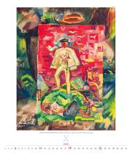Nástěnný kalendář Expressionism