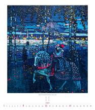 Nástěnný kalendář Expressionism