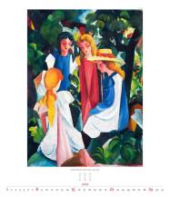 Nástěnný kalendář Expressionism