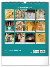 Nástěnný kalendář Gustav Klimt 30x34cm