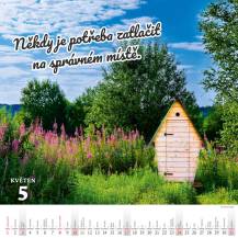 Nástěnný kalendář Kadibudky