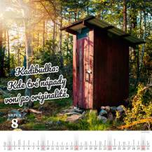 Nástěnný kalendář Kadibudky