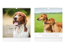 Nástěnný kalendář malý Dogs