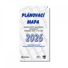 Nástěnný kalendář Plánovací roční mapa B1 (skládaná)
