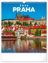 Nástěnný kalendář Praha 30x34cm