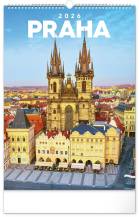 Nástěnný kalendář Praha 33x46cm
