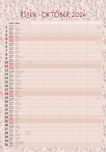 Nástěnný kalendář Rodinny plánovač