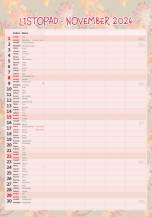 Nástěnný kalendář Rodinny plánovač