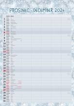 Nástěnný kalendář Rodinny plánovač