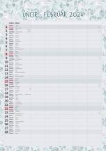 Nástěnný kalendář Rodinny plánovač