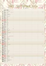 Nástěnný kalendář Rodinny plánovač