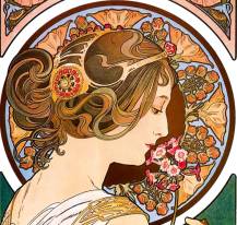 Nástěnný kalendář Vázanka Alfons Mucha