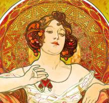 Nástěnný kalendář Vázanka Alfons Mucha