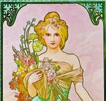 Nástěnný kalendář Vázanka Alfons Mucha