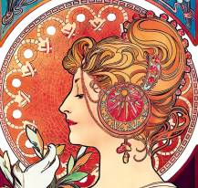 Nástěnný kalendář Vázanka Alfons Mucha