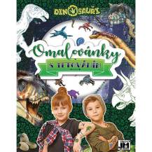 Omalovánky A4 s tetováním Dinosauři