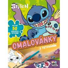 Omalovánky A4 s tetováním Stitch