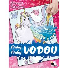 Omalovánky vodové A4 Jednorožec