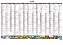 Plánovací mapa A1 roční - obrázková