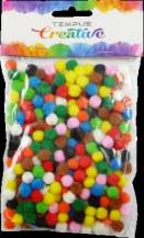 Pom Poms 7mm mix barev 300ks