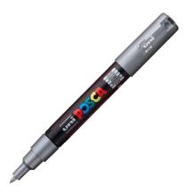 POSCA popisovač akrylový PC-1M Extra 0,7-1mm - stříbrný