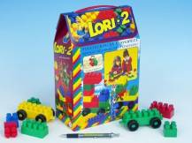 Stavebnice LORI II 35ks 19x28x10cm plast