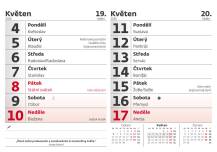 Stolní kalendář 14denní s citáty