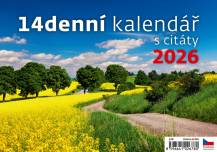 Stolní kalendář 14denní s citáty
